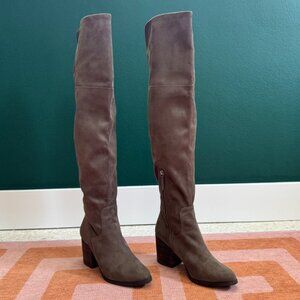 BP Tall (over the knee) Taupe Faux Suade Boots 8M